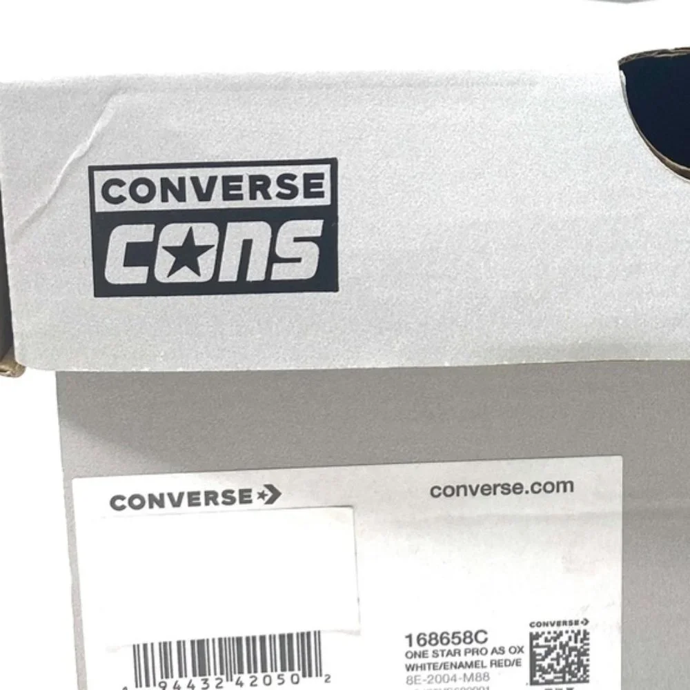 Converse CONS One Star Pro AS Low Top White Women Leather Size Sneakers 168658C - Picture 9 of 10
